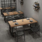 Industrial Dining Table Pine Solid Wood Table with Trestle Base for Dining Room Clearhalo ' dining_table' 'Dining Tables & Seating' 'Dining Tables' 'furn' 'furn_dining_table' 'Furniture' 'furniture_dining_table' 'Kitchen & Dining Furniture' 'kitchen&dining_furn' 'kitchen' 'kitchen_dining_table' 3723740