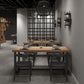 Industrial Dining Table Pine Solid Wood Table with Trestle Base for Dining Room Clearhalo ' dining_table' 'Dining Tables & Seating' 'Dining Tables' 'furn' 'furn_dining_table' 'Furniture' 'furniture_dining_table' 'Kitchen & Dining Furniture' 'kitchen&dining_furn' 'kitchen' 'kitchen_dining_table' 3723742