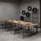 Industrial Dining Table Pine Solid Wood Table with Trestle Base for Dining Room Clearhalo ' dining_table' 'Dining Tables & Seating' 'Dining Tables' 'furn' 'furn_dining_table' 'Furniture' 'furniture_dining_table' 'Kitchen & Dining Furniture' 'kitchen&dining_furn' 'kitchen' 'kitchen_dining_table' 3723744