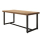 Industrial Dining Table Pine Solid Wood Table with Trestle Base for Dining Room Without Chairs Clearhalo ' dining_table' 'Dining Tables & Seating' 'Dining Tables' 'furn' 'furn_dining_table' 'Furniture' 'furniture_dining_table' 'Kitchen & Dining Furniture' 'kitchen&dining_furn' 'kitchen' 'kitchen_dining_table' 3723745