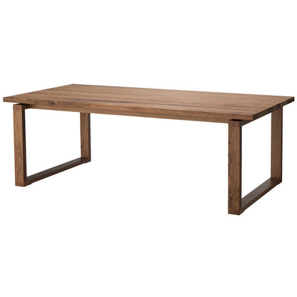 Pine Solid Wood Rectangle Table Modern Dining Table with Double Pedestal for Restaurant Without Chairs Clearhalo ' dining_table' 'Dining Tables & Seating' 'Dining Tables' 'furn' 'furn_dining_table' 'Furniture' 'furniture_dining_table' 'Kitchen & Dining Furniture' 'kitchen&dining_furn' 'kitchen' 'kitchen_dining_table' 3723788