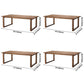 Pine Solid Wood Rectangle Table Modern Dining Table with Double Pedestal for Restaurant Clearhalo ' dining_table' 'Dining Tables & Seating' 'Dining Tables' 'furn' 'furn_dining_table' 'Furniture' 'furniture_dining_table' 'Kitchen & Dining Furniture' 'kitchen&dining_furn' 'kitchen' 'kitchen_dining_table' 3723792