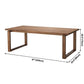 Pine Solid Wood Rectangle Table Modern Dining Table with Double Pedestal for Restaurant Clearhalo ' dining_table' 'Dining Tables & Seating' 'Dining Tables' 'furn' 'furn_dining_table' 'Furniture' 'furniture_dining_table' 'Kitchen & Dining Furniture' 'kitchen&dining_furn' 'kitchen' 'kitchen_dining_table' 3723793