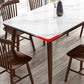 Modern Style Home Sintered Stone Dining Table Rectangle Shape Table with Wood Base Clearhalo ' dining_table' 'Dining Tables & Seating' 'Dining Tables' 'furn' 'furn_dining_table' 'Furniture' 'furniture_dining_table' 'Kitchen & Dining Furniture' 'kitchen&dining_furn' 'kitchen' 'kitchen_dining_table' 3723806