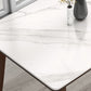 Modern Style Home Sintered Stone Dining Table Rectangle Shape Table with Wood Base Clearhalo ' dining_table' 'Dining Tables & Seating' 'Dining Tables' 'furn' 'furn_dining_table' 'Furniture' 'furniture_dining_table' 'Kitchen & Dining Furniture' 'kitchen&dining_furn' 'kitchen' 'kitchen_dining_table' 3723807