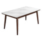 Modern Style Home Sintered Stone Dining Table Rectangle Shape Table with Wood Base Clearhalo ' dining_table' 'Dining Tables & Seating' 'Dining Tables' 'furn' 'furn_dining_table' 'Furniture' 'furniture_dining_table' 'Kitchen & Dining Furniture' 'kitchen&dining_furn' 'kitchen' 'kitchen_dining_table' 3723811