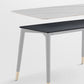 Simplicity Style Home Sintered Stone Dining Table Rectangular Shape Table with 4 Legs Base Clearhalo ' dining_table' 'Dining Tables & Seating' 'Dining Tables' 'furn' 'furn_dining_table' 'Furniture' 'furniture_dining_table' 'Kitchen & Dining Furniture' 'kitchen&dining_furn' 'kitchen' 'kitchen_dining_table' 3723852
