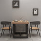 Industrial Style Solid Wood Dining Table Brown Square Table with Trestle Base for Dinning Room Clearhalo ' dining_table' 'Dining Tables & Seating' 'Dining Tables' 'furn' 'furn_dining_table' 'Furniture' 'furniture_dining_table' 'Kitchen & Dining Furniture' 'kitchen&dining_furn' 'kitchen' 'kitchen_dining_table' 3723858