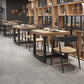 Industrial Style Solid Wood Dining Table Brown Square Table with Trestle Base for Dinning Room Clearhalo ' dining_table' 'Dining Tables & Seating' 'Dining Tables' 'furn' 'furn_dining_table' 'Furniture' 'furniture_dining_table' 'Kitchen & Dining Furniture' 'kitchen&dining_furn' 'kitchen' 'kitchen_dining_table' 3723869