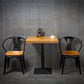 Industrial Solid Wood Dining Table Brown Square Table with Pedestal Base for Dinning Room Clearhalo ' dining_table' 'Dining Tables & Seating' 'Dining Tables' 'furn' 'furn_dining_table' 'Furniture' 'furniture_dining_table' 'Kitchen & Dining Furniture' 'kitchen&dining_furn' 'kitchen' 'kitchen_dining_table' 3723926