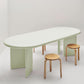 Solid Wood Contemporary Oval Table Wood Top Table for Kitchen and Dining Room Clearhalo ' dining_table' 'Dining Tables & Seating' 'Dining Tables' 'furn' 'furn_dining_table' 'Furniture' 'furniture_dining_table' 'Kitchen & Dining Furniture' 'kitchen&dining_furn' 'kitchen' 'kitchen_dining_table' 3723944