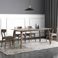 Contemporary Gray Sintered Stone Dining Table Rectangle Shape Standard Dining Table for Kitchen Clearhalo ' dining_table' 'Dining Tables & Seating' 'Dining Tables' 'furn' 'furn_dining_table' 'Furniture' 'furniture_dining_table' 'Kitchen & Dining Furniture' 'kitchen&dining_furn' 'kitchen' 'kitchen_dining_table' 3723983
