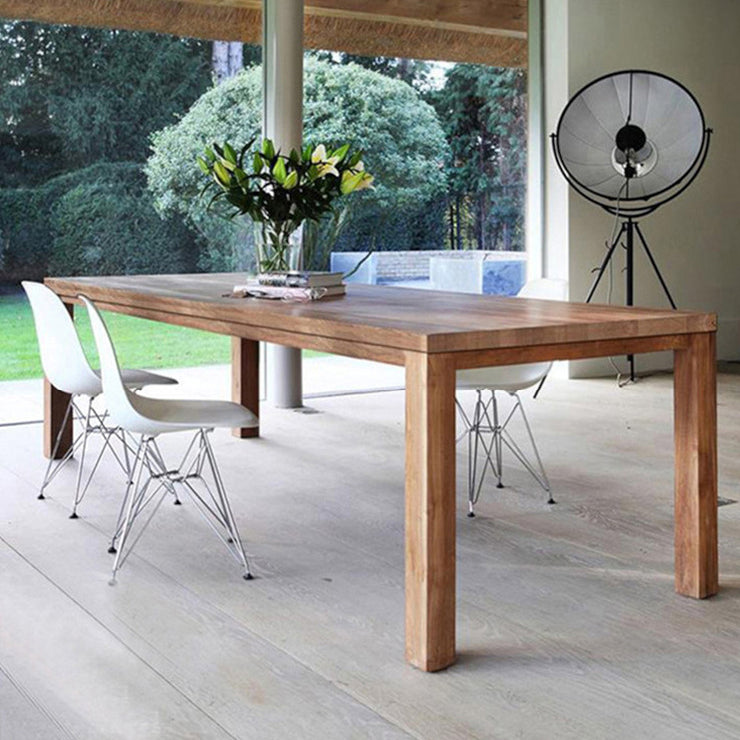 Pine Wooden Rectangle Table Modern Dining Table with 4 Legs for Restaurant Clearhalo ' dining_table' 'Dining Tables & Seating' 'Dining Tables' 'furn' 'furn_dining_table' 'Furniture' 'furniture_dining_table' 'Kitchen & Dining Furniture' 'kitchen&dining_furn' 'kitchen' 'kitchen_dining_table' 3723991