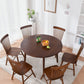 Rubberwood Solid Wood Dining Table Contemporary Style Dining Site Table with 4 Legs Brown Without Chairs Clearhalo ' dining_table' 'Dining Tables & Seating' 'Dining Tables' 'furn' 'furn_dining_table' 'Furniture' 'furniture_dining_table' 'Kitchen & Dining Furniture' 'kitchen&dining_furn' 'kitchen' 'kitchen_dining_table' 3723999