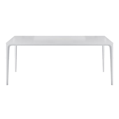 Modern White Sintered Stone Dining Table Rectangle Shape Standard Dining Table for Kitchen 70.9"L x 35.4"W x 29.5"H Clearhalo ' dining_table' 'Dining Tables & Seating' 'Dining Tables' 'Furniture' 'furniture_dining_table' 'Kitchen & Dining Furniture' 'kitchen&dining_furn' 'kitchen' 'kitchen_dining_table' 3724008