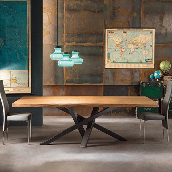 Solid Wood Brown Tone Dining Table Industrial 4 Legs Table for Dining Room Clearhalo ' dining_table' 'Dining Tables & Seating' 'Dining Tables' 'furn' 'furn_dining_table' 'Furniture' 'furniture_dining_table' 'Kitchen & Dining Furniture' 'kitchen&dining_furn' 'kitchen' 'kitchen_dining_table' 3724019