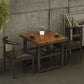 Industrial Dining Table Pine Solid Wood Table with Black Trestle Base for Dining Room Clearhalo ' dining_table' 'Dining Tables & Seating' 'Dining Tables' 'furn' 'furn_dining_table' 'Furniture' 'furniture_dining_table' 'Kitchen & Dining Furniture' 'kitchen&dining_furn' 'kitchen' 'kitchen_dining_table' 3724049