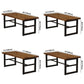 Industrial Dining Table Pine Solid Wood Table with Black Trestle Base for Dining Room Clearhalo ' dining_table' 'Dining Tables & Seating' 'Dining Tables' 'furn' 'furn_dining_table' 'Furniture' 'furniture_dining_table' 'Kitchen & Dining Furniture' 'kitchen&dining_furn' 'kitchen' 'kitchen_dining_table' 3724058