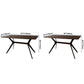 Industrial Style Solid Wood Dining Table Rectangle Table with Black Frame for Home Use Clearhalo ' dining_table' 'Dining Tables & Seating' 'Dining Tables' 'furn' 'furn_dining_table' 'Furniture' 'furniture_dining_table' 'Kitchen & Dining Furniture' 'kitchen&dining_furn' 'kitchen' 'kitchen_dining_table' 3724078