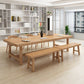 Rectangle Pine Solid Wood Table Modern Dining Table Trestle Base for Restaurant Clearhalo ' dining_table' 'Dining Tables & Seating' 'Dining Tables' 'furn' 'furn_dining_table' 'Furniture' 'furniture_dining_table' 'Kitchen & Dining Furniture' 'kitchen&dining_furn' 'kitchen' 'kitchen_dining_table' 3724081
