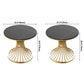 Round Shape Luxury Dining Table White Tone Fixed Table with Sintered Stone Clearhalo ' dining_table' 'Dining Tables & Seating' 'Dining Tables' 'furn' 'furn_dining_table' 'Furniture' 'furniture_dining_table' 'Kitchen & Dining Furniture' 'kitchen&dining_furn' 'kitchen' 'kitchen_dining_table' 3724116