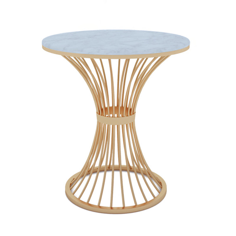 Round White Dining Table Sintered Stone Table Luxury Style with Pedestal Without Chairs Clearhalo ' dining_table' 'Dining Tables & Seating' 'Dining Tables' 'furn' 'furn_dining_table' 'Furniture' 'furniture_dining_table' 'Kitchen & Dining Furniture' 'kitchen&dining_furn' 'kitchen' 'kitchen_dining_table' 3724121