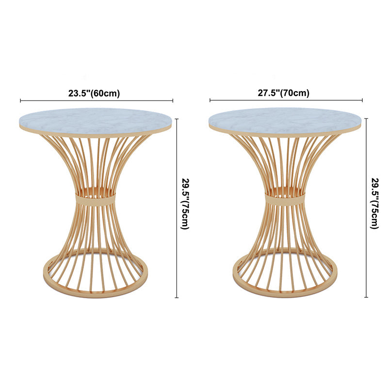 Round White Dining Table Sintered Stone Table Luxury Style with Pedestal Clearhalo ' dining_table' 'Dining Tables & Seating' 'Dining Tables' 'furn' 'furn_dining_table' 'Furniture' 'furniture_dining_table' 'Kitchen & Dining Furniture' 'kitchen&dining_furn' 'kitchen' 'kitchen_dining_table' 3724124