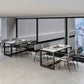 Industrial Rectangle Dining Table Sintered Stone Dining Table with Trestle Base for Dining Room Clearhalo ' dining_table' 'Dining Tables & Seating' 'Dining Tables' 'furn' 'furn_dining_table' 'Furniture' 'furniture_dining_table' 'Kitchen & Dining Furniture' 'kitchen&dining_furn' 'kitchen' 'kitchen_dining_table' 3724141