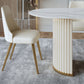 Metal Contemporary Free Form Indoor Table Sintered Stone Table for Dining Room Clearhalo ' dining_table' 'Dining Tables & Seating' 'Dining Tables' 'furn' 'furn_dining_table' 'Furniture' 'furniture_dining_table' 'Kitchen & Dining Furniture' 'kitchen&dining_furn' 'kitchen' 'kitchen_dining_table' 3724166