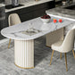 Metal Contemporary Free Form Indoor Table Sintered Stone Table for Dining Room Free Form Without Chairs Clearhalo ' dining_table' 'Dining Tables & Seating' 'Dining Tables' 'furn' 'furn_dining_table' 'Furniture' 'furniture_dining_table' 'Kitchen & Dining Furniture' 'kitchen&dining_furn' 'kitchen' 'kitchen_dining_table' 3724167