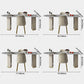 Metal Contemporary Free Form Indoor Table Sintered Stone Table for Dining Room Clearhalo ' dining_table' 'Dining Tables & Seating' 'Dining Tables' 'furn' 'furn_dining_table' 'Furniture' 'furniture_dining_table' 'Kitchen & Dining Furniture' 'kitchen&dining_furn' 'kitchen' 'kitchen_dining_table' 3724169