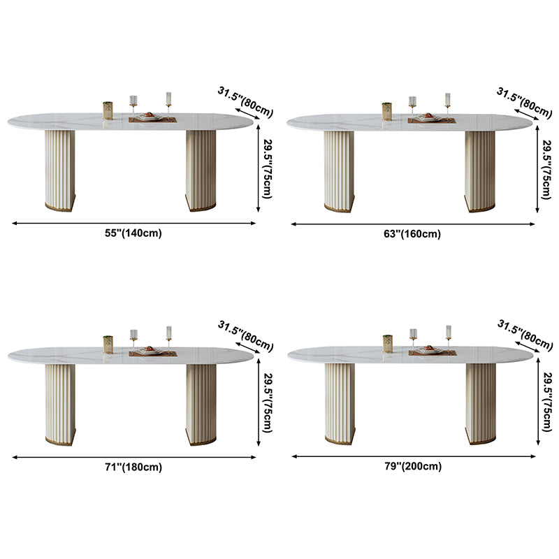 Metal Contemporary Free Form Indoor Table Sintered Stone Table for Dining Room Clearhalo ' dining_table' 'Dining Tables & Seating' 'Dining Tables' 'furn' 'furn_dining_table' 'Furniture' 'furniture_dining_table' 'Kitchen & Dining Furniture' 'kitchen&dining_furn' 'kitchen' 'kitchen_dining_table' 3724170