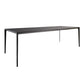 Sintered Stone Top Dining Table Rectangle Table in Grey with Metal Base and 4 Legs Clearhalo ' dining_table' 'Dining Tables & Seating' 'Dining Tables' 'furn' 'furn_dining_table' 'Furniture' 'furniture_dining_table' 'Kitchen & Dining Furniture' 'kitchen&dining_furn' 'kitchen' 'kitchen_dining_table' 3724176