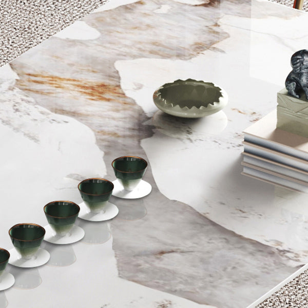 Modern Luxury Rectangle Dining Table Sintered Stone Dining Table with Trestle Base Clearhalo ' dining_table' 'Dining Tables & Seating' 'Dining Tables' 'furn' 'furn_dining_table' 'Furniture' 'furniture_dining_table' 'Kitchen & Dining Furniture' 'kitchen&dining_furn' 'kitchen' 'kitchen_dining_table' 3724240