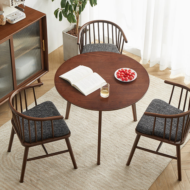 Solid Wood Dining Table Contemporary Style Dining Site Table with Tripod Base Clearhalo ' dining_table' 'Dining Tables & Seating' 'Dining Tables' 'furn' 'furn_dining_table' 'Furniture' 'furniture_dining_table' 'Kitchen & Dining Furniture' 'kitchen&dining_furn' 'kitchen' 'kitchen_dining_table' 3724245