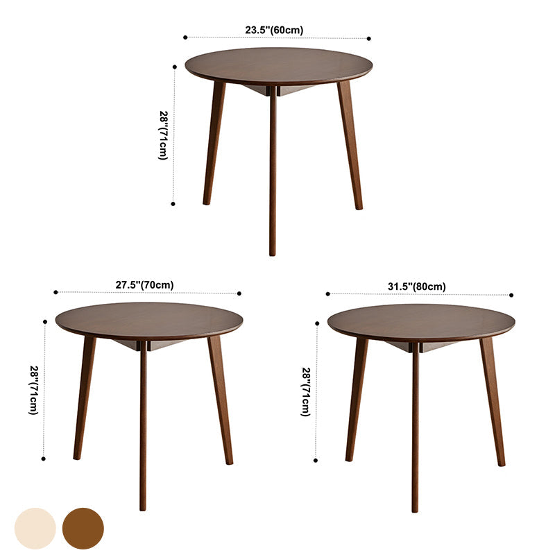 Solid Wood Dining Table Contemporary Style Dining Site Table with Tripod Base Clearhalo ' dining_table' 'Dining Tables & Seating' 'Dining Tables' 'furn' 'furn_dining_table' 'Furniture' 'furniture_dining_table' 'Kitchen & Dining Furniture' 'kitchen&dining_furn' 'kitchen' 'kitchen_dining_table' 3724255