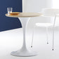 Contemporary Solid Wood Round Shape Dining Table Kitchen Standard Dining Table with Pedestal Base Clearhalo ' dining_table' 'Dining Tables & Seating' 'Dining Tables' 'furn' 'furn_dining_table' 'Furniture' 'furniture_dining_table' 'Kitchen & Dining Furniture' 'kitchen&dining_furn' 'kitchen' 'kitchen_dining_table' 3724259