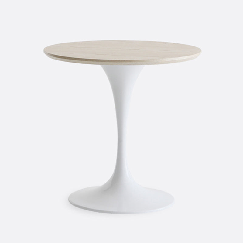 Contemporary Solid Wood Round Shape Dining Table Kitchen Standard Dining Table with Pedestal Base Natural Without Chairs Clearhalo ' dining_table' 'Dining Tables & Seating' 'Dining Tables' 'furn' 'furn_dining_table' 'Furniture' 'furniture_dining_table' 'Kitchen & Dining Furniture' 'kitchen&dining_furn' 'kitchen' 'kitchen_dining_table' 3724263