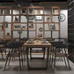 Industrial Pine Solid Wood Dining Table Brown Rectangle Table with Sled Base for Dinning Room Clearhalo ' dining_table' 'Dining Tables & Seating' 'Dining Tables' 'furn' 'furn_dining_table' 'Furniture' 'furniture_dining_table' 'Kitchen & Dining Furniture' 'kitchen&dining_furn' 'kitchen' 'kitchen_dining_table' 3724279
