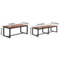 Industrial Rectangle Dining Table Pine Solid Wood Table with Trestle Base Clearhalo ' dining_table' 'Dining Tables & Seating' 'Dining Tables' 'furn' 'furn_dining_table' 'Furniture' 'furniture_dining_table' 'Kitchen & Dining Furniture' 'kitchen&dining_furn' 'kitchen' 'kitchen_dining_table' 3724303