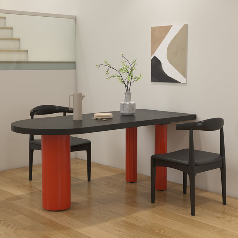 Solid Wood Contemporary Free Form Table Solid Wood Top Table for Dining Room Clearhalo ' dining_table' 'Dining Tables & Seating' 'Dining Tables' 'furn' 'furn_dining_table' 'Furniture' 'furniture_dining_table' 'Kitchen & Dining Furniture' 'kitchen&dining_furn' 'kitchen' 'kitchen_dining_table' 3724321