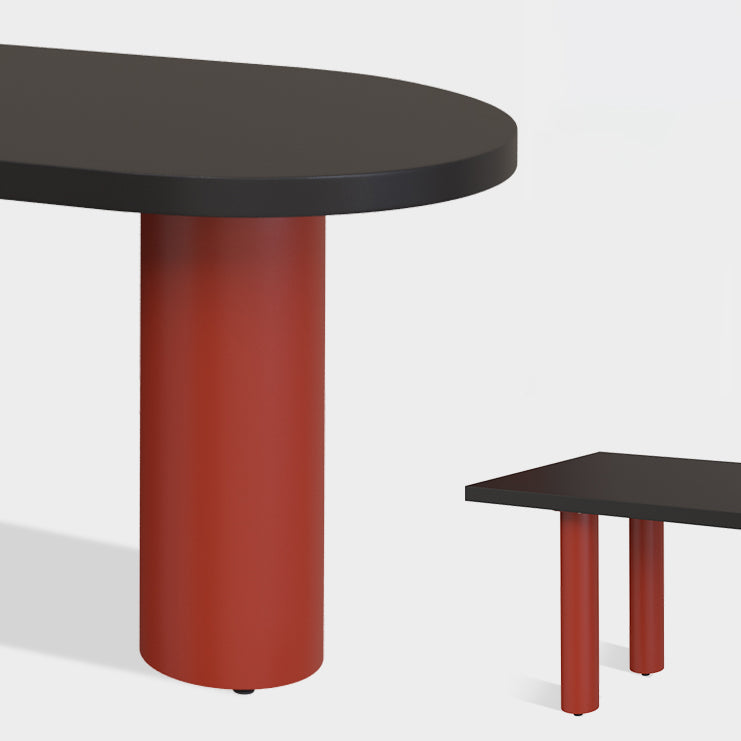 Solid Wood Contemporary Free Form Table Solid Wood Top Table for Dining Room Clearhalo ' dining_table' 'Dining Tables & Seating' 'Dining Tables' 'furn' 'furn_dining_table' 'Furniture' 'furniture_dining_table' 'Kitchen & Dining Furniture' 'kitchen&dining_furn' 'kitchen' 'kitchen_dining_table' 3724323