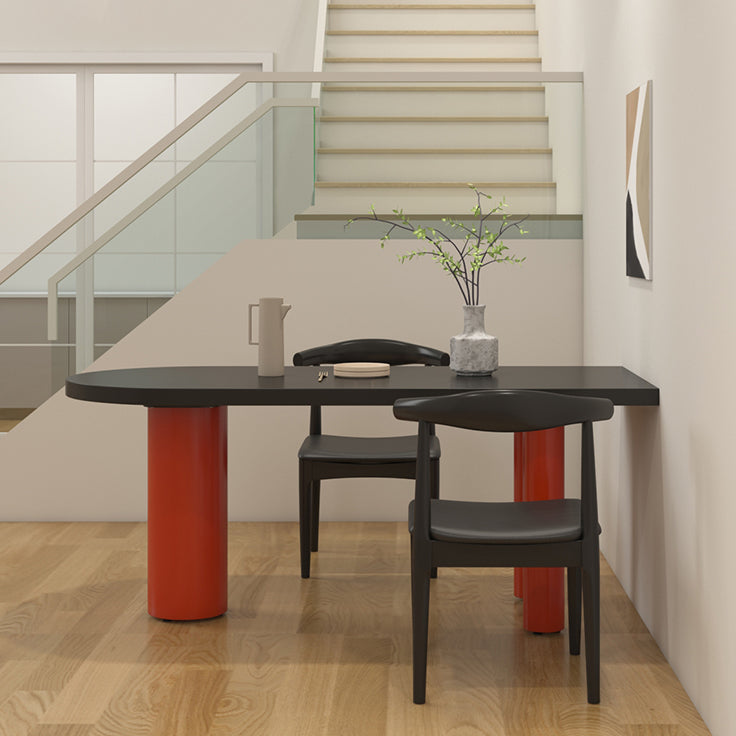 Solid Wood Contemporary Free Form Table Solid Wood Top Table for Dining Room Clearhalo ' dining_table' 'Dining Tables & Seating' 'Dining Tables' 'furn' 'furn_dining_table' 'Furniture' 'furniture_dining_table' 'Kitchen & Dining Furniture' 'kitchen&dining_furn' 'kitchen' 'kitchen_dining_table' 3724329