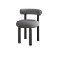 Modern Style Side Chair Indoor Multicolor Open Back Metal Dining Room Chair Dark Gray 1 Piece Clearhalo ' kitchen&dining_furn' 'Dining Chairs' 'Dining Tables & Seating' 'dining_chair' 'furn' 'furn_dining_chair' 'Furniture' 'furniture_dining_chair' 'Kitchen & Dining Furniture' 'kitchen' 3724354