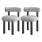 Modern Style Side Chair Indoor Multicolor Open Back Metal Dining Room Chair Light Gray 2 Piece Set Clearhalo ' kitchen&dining_furn' 'Dining Chairs' 'Dining Tables & Seating' 'dining_chair' 'furn' 'furn_dining_chair' 'Furniture' 'furniture_dining_chair' 'Kitchen & Dining Furniture' 'kitchen' 3724372