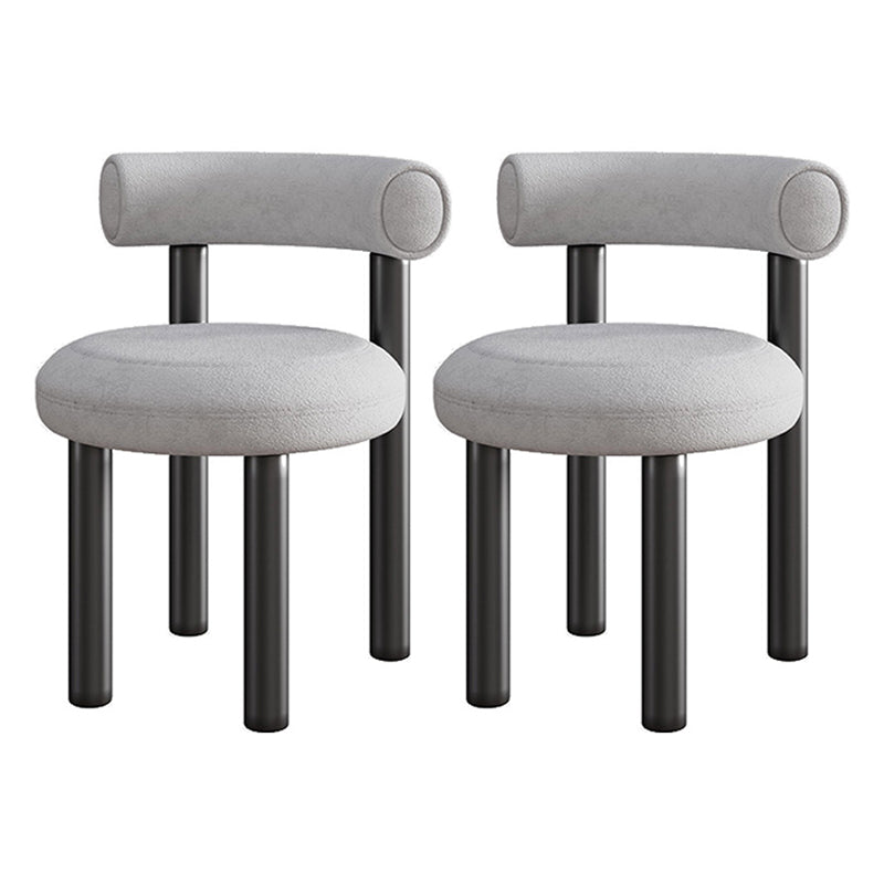 Modern Style Side Chair Indoor Multicolor Open Back Metal Dining Room Chair Light Gray 2 Piece Set Clearhalo ' kitchen&dining_furn' 'Dining Chairs' 'Dining Tables & Seating' 'dining_chair' 'furn' 'furn_dining_chair' 'Furniture' 'furniture_dining_chair' 'Kitchen & Dining Furniture' 'kitchen' 3724372