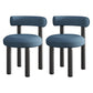Modern Style Side Chair Indoor Multicolor Open Back Metal Dining Room Chair Blue 2 Piece Set Clearhalo ' kitchen&dining_furn' 'Dining Chairs' 'Dining Tables & Seating' 'dining_chair' 'furn' 'furn_dining_chair' 'Furniture' 'furniture_dining_chair' 'Kitchen & Dining Furniture' 'kitchen' 3724383