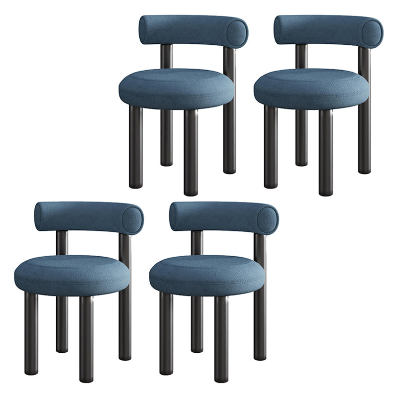Modern Style Side Chair Indoor Multicolor Open Back Metal Dining Room Chair Blue 4 Piece Set Clearhalo ' kitchen&dining_furn' 'Dining Chairs' 'Dining Tables & Seating' 'dining_chair' 'furn' 'furn_dining_chair' 'Furniture' 'furniture_dining_chair' 'Kitchen & Dining Furniture' 'kitchen' 3724384