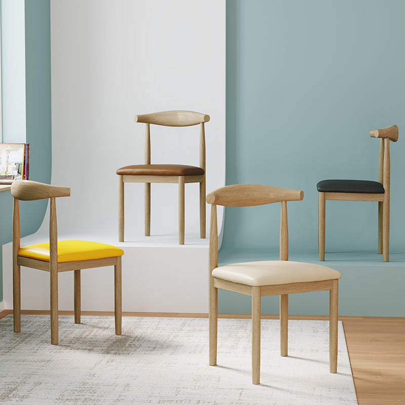 Modern Style Metal Chair Open Back Side Kitchen Dining Room Chairs Set Clearhalo ' kitchen&dining_furn' 'Dining Chairs' 'Dining Tables & Seating' 'dining_chair' 'furn' 'furn_dining_chair' 'Furniture' 'furniture_dining_chair' 'Kitchen & Dining Furniture' 'kitchen' 3724385