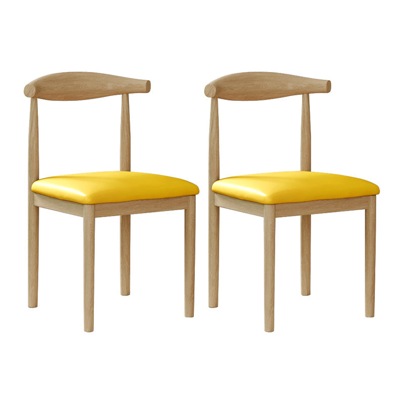 Modern Style Metal Chair Open Back Side Kitchen Dining Room Chairs Set Natural Gold 2 Piece Set Clearhalo ' kitchen&dining_furn' 'Dining Chairs' 'Dining Tables & Seating' 'dining_chair' 'furn' 'furn_dining_chair' 'Furniture' 'furniture_dining_chair' 'Kitchen & Dining Furniture' 'kitchen' 3724412